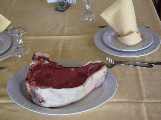 ristorante emili - bistecca di chianina